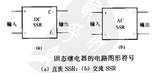 固态继电器的电路图形符号及特点